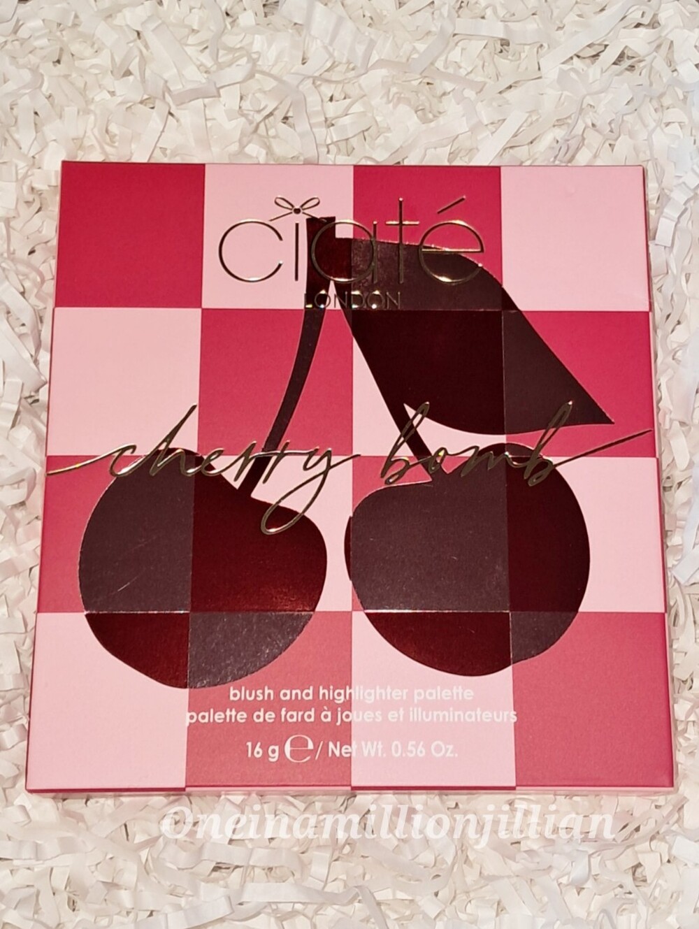 Ciate London Cherry Bomb Blush & Highlighter Palette - Light/Medium